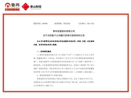 青島雙星代償1000萬助力子公司轉型，星聯科技聚焦技術服務與技術轉讓新賽道